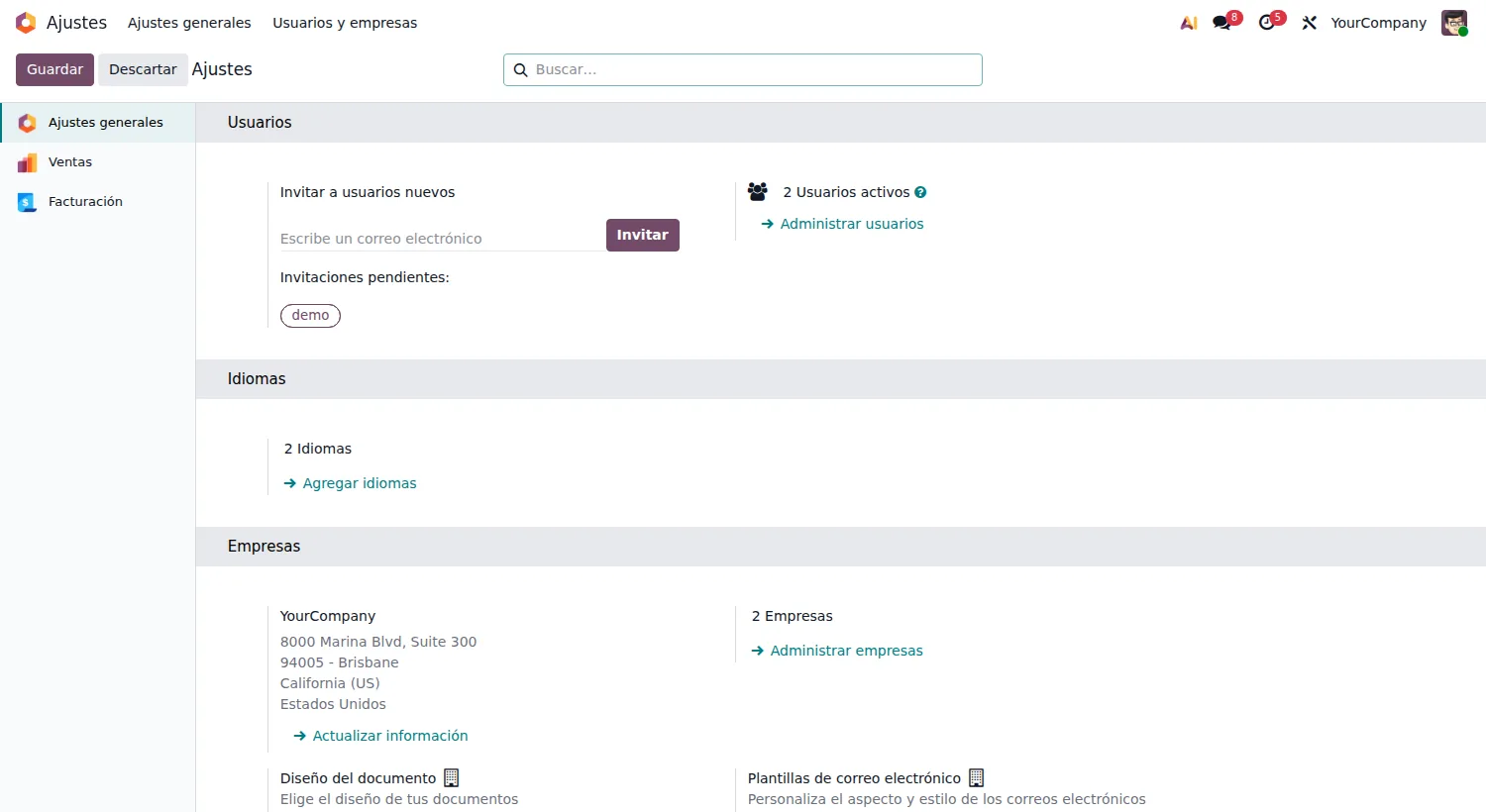 Ajustes de cobranza en Facturación